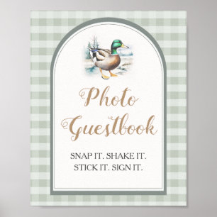 Söt lilla dunkelskugga Foto Guestbook Poster