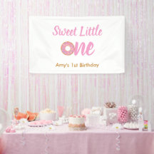 Söt lilla en 1-årsdag Rosa Munk