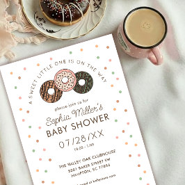 Söt lilla en Brunch Baby Shower Inbjudan