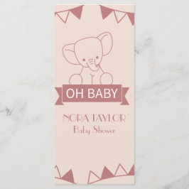 Söt lilla en på vägen meny