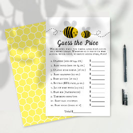 Söt lilla honungsbee Baby Shower antar Prisa