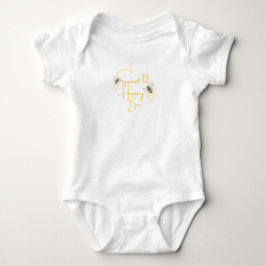 Söt lilla honungsbi T-Shirt Baby Onesie