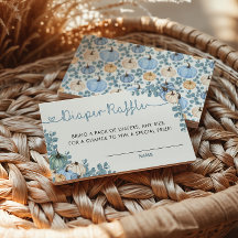 Söt lilla knumpkin Blue Autumn Diaper Raffle