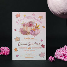Söt lilla knumpkin Fall Baby Shower