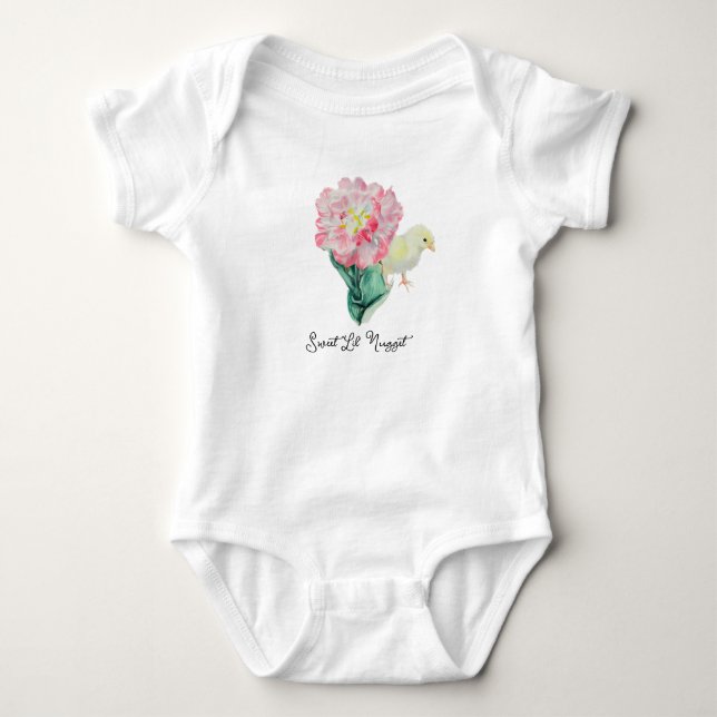 Söt lilla Nugget påskbaby T Shirt (Framsida)