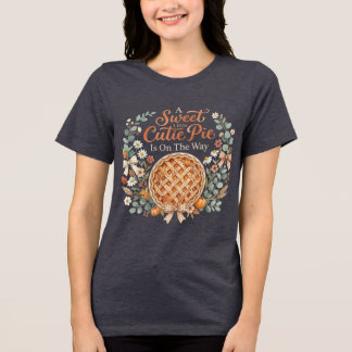 Söt lilla paj på väg | Blivande mamma T Shirt