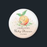 Söt lilla persiko. Det är en flicka Magnet<br><div class="desc">Söta små persikor är på väg att skaka babyduschdesignen med en vidhäftande persikouppsättning på en vattenfärg tvättar. Besök vår butik för att visa vår söta lilla persikodesignsamling.</div>