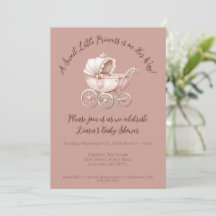Söt lilla prinsessan Baby Shower