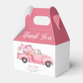 Söt lilla Pumpkin Rosa Girl Baby Shower Presentaskar
