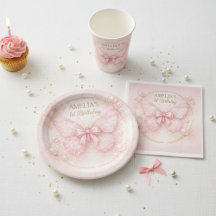 Söt lilla rosa fjäril 1-års födelsedagsflicka