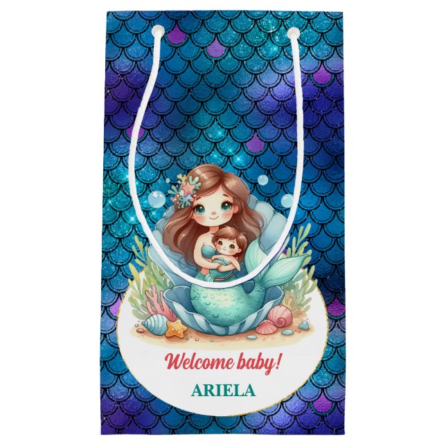 Söt lilla Sjöjungfrun Baby (Framsidan)