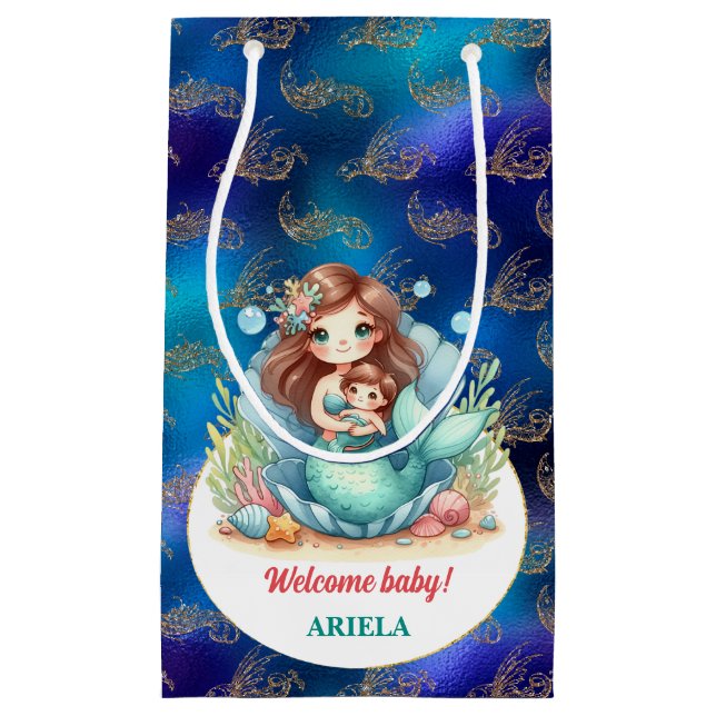 Söt lilla Sjöjungfrun Baby (Framsidan)