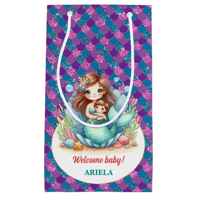 Söt lilla Sjöjungfrun Baby (Framsidan)