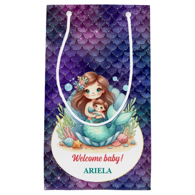 Söt lilla Sjöjungfrun Baby (Framsidan)