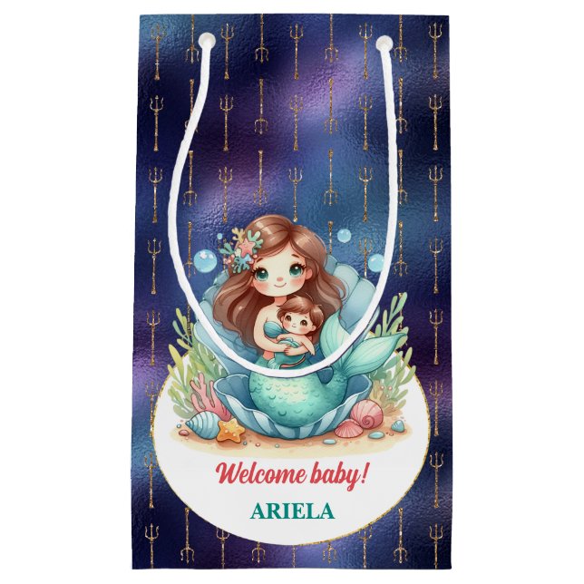 Söt lilla Sjöjungfrun Baby (Framsidan)