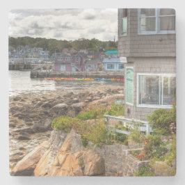 söt lilla strandhus stenunderlägg