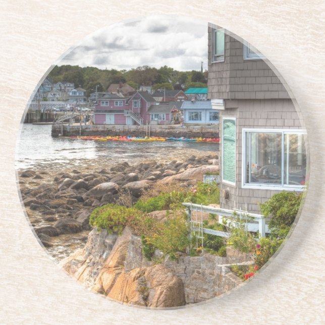 söt lilla strandhus underlägg (Framsidan)