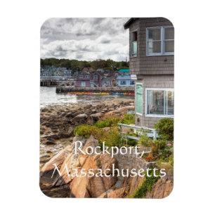 Söt lilla strandhuset Rockport, Massachusetts Magnet