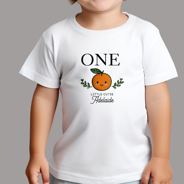 Söt lilla t-shirt för 1-års födelsedagsfest  (Skapare uppladdad)