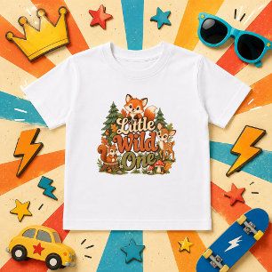 söt lilla vilda en bebis djur skog t shirt
