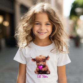 Söt lillasyster Rosa Babyko T Shirt