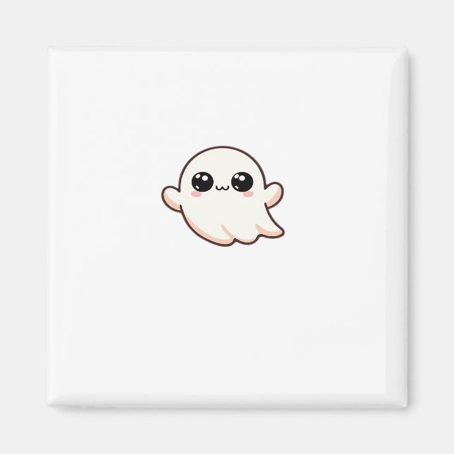 Söt Lille Boo Grundläggande Ren Magnet (Framsidan)