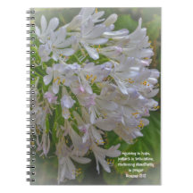 Söt Lily Flowers Prayer Journal Bible Verse