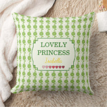Söt Lime Mönster Ljuvlig Prinsessa