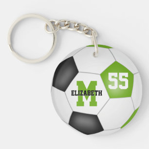 Söt lime, svart, vit soccer-märkre