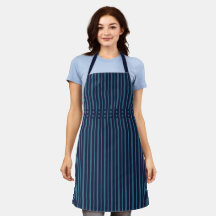 Söt Linjer Blue Stripe Mönster Modern Geometric