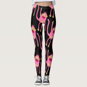 Söt Liten Apa Leggings