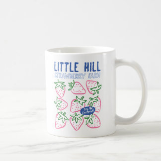 Söt Liten Backe Jordgubbsgård Konst Kaffemugg