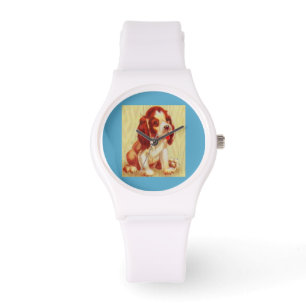 söt liten beagle-valp armbandsur