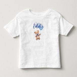 Söt Liten Björn i Blått T Shirt