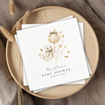 Söt liten Boo-spökpumpa Baby Shower