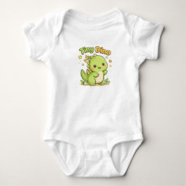 Söt Liten Dino Baby Strampelanzug T Shirt