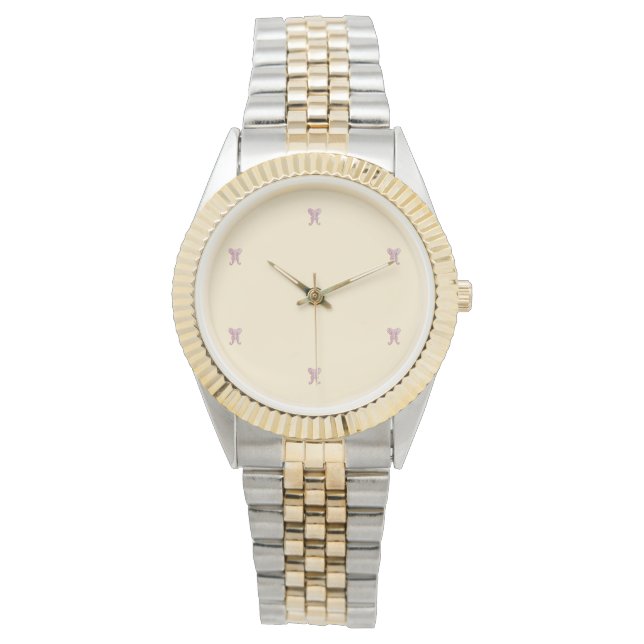 Söt liten fjäril  armbandsur (Framsida)