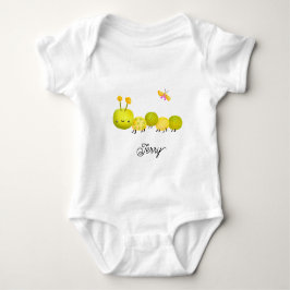 Söt liten fjärilslarv insekten t shirt