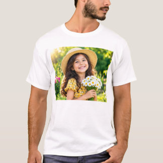Söt liten flicka med blommor - Sommarblommig barn T Shirt
