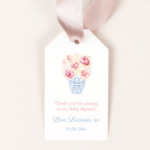 Söt liten flicka Rosa rosor Baby Shower presenteti
