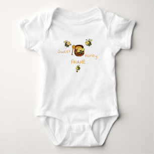 Söt Liten Honungsbi Med Sött Honung T Shirt