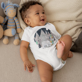 Söt liten isbjörn med personligt namn t shirt