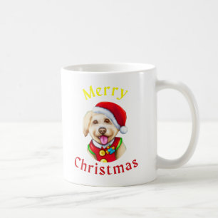 Söt liten jultomtevalp God jul Kaffemugg