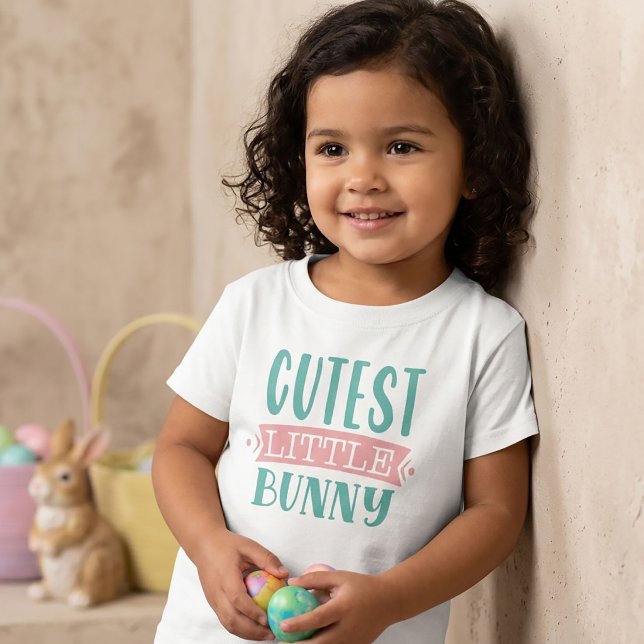 Söt liten kanin påsk t-shirt för barn (Skapare uppladdad)