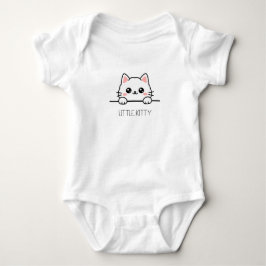 Söt liten kattbaby-design t shirt