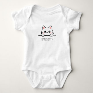 Söt liten kattbaby-design t shirt