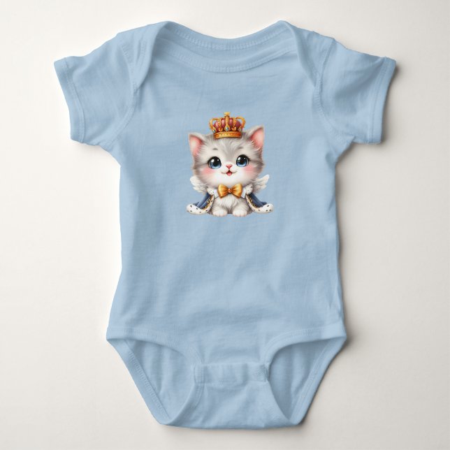 Söt liten kattunge prins t shirt (Framsida)