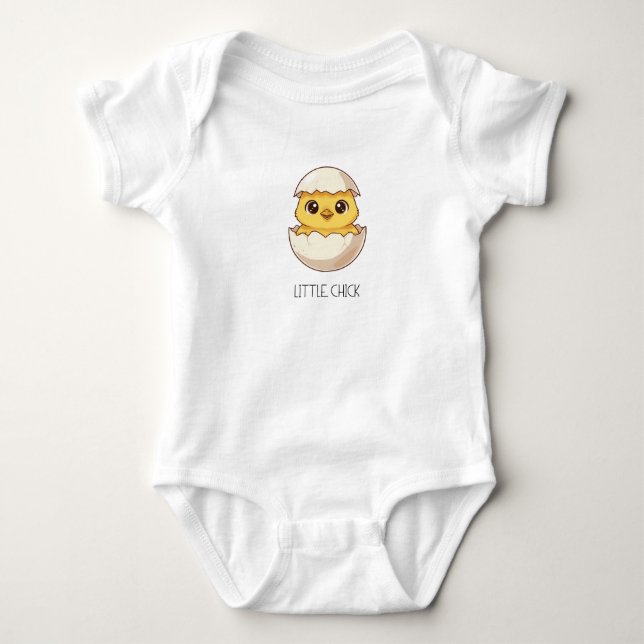 Söt liten kyckling för bebisar t shirt (Framsida)
