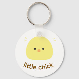 Söt liten kycklingnyckelring | Kawaii babykyckling Nyckelring