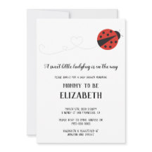 Söt liten ladybuggdusch